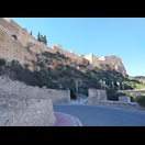 Das Castillo de Santa Bárbara von Westen